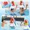 Summer Pool Wave Kids Shark Pool Toy, 3-in-1 Inflatable Float Water Game Basketball Football Head Hoop Toss